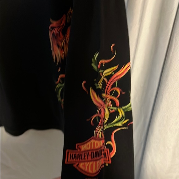 Harley-Davidson Black Long Sleeve Graphic Tee - Picture 4 of 5